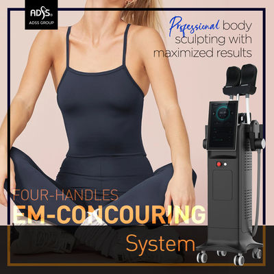 4 हैंडल EM स्लिम मशीन बॉडी स्कल्प्टिंग Emslim Neo RF मशीन